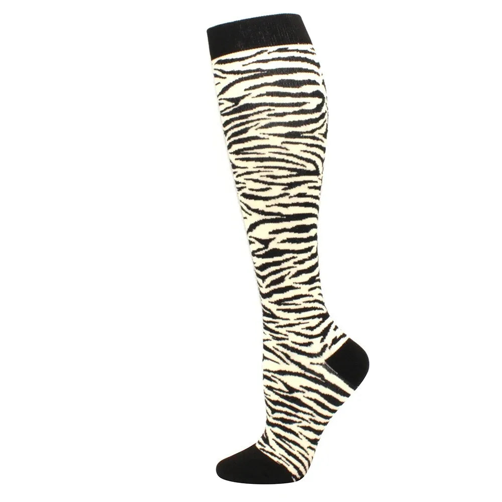 1 paire de Chaussettes de Compression pour Hommes et femmes  – Running, Basket, Cyclisme & Prévention Médicale