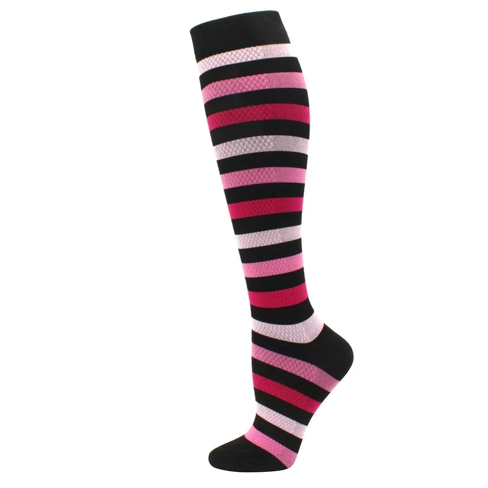 1 paire de Chaussettes de Compression pour Hommes et femmes  – Running, Basket, Cyclisme & Prévention Médicale
