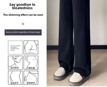 Pantalon Large Femme – Doublé Polaire, Style Sportif 2025