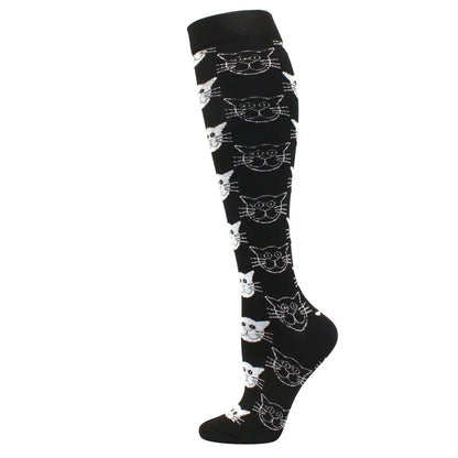 1 paire de Chaussettes de Compression pour Hommes et femmes  – Running, Basket, Cyclisme & Prévention Médicale