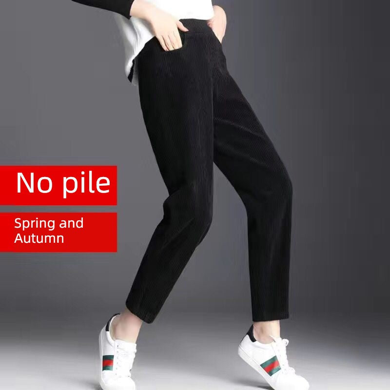 Leggings Épais Droit – Automne/Hiver 2025 /Autumn and Winter New Thick Loose Slim Looking Straight Leggings