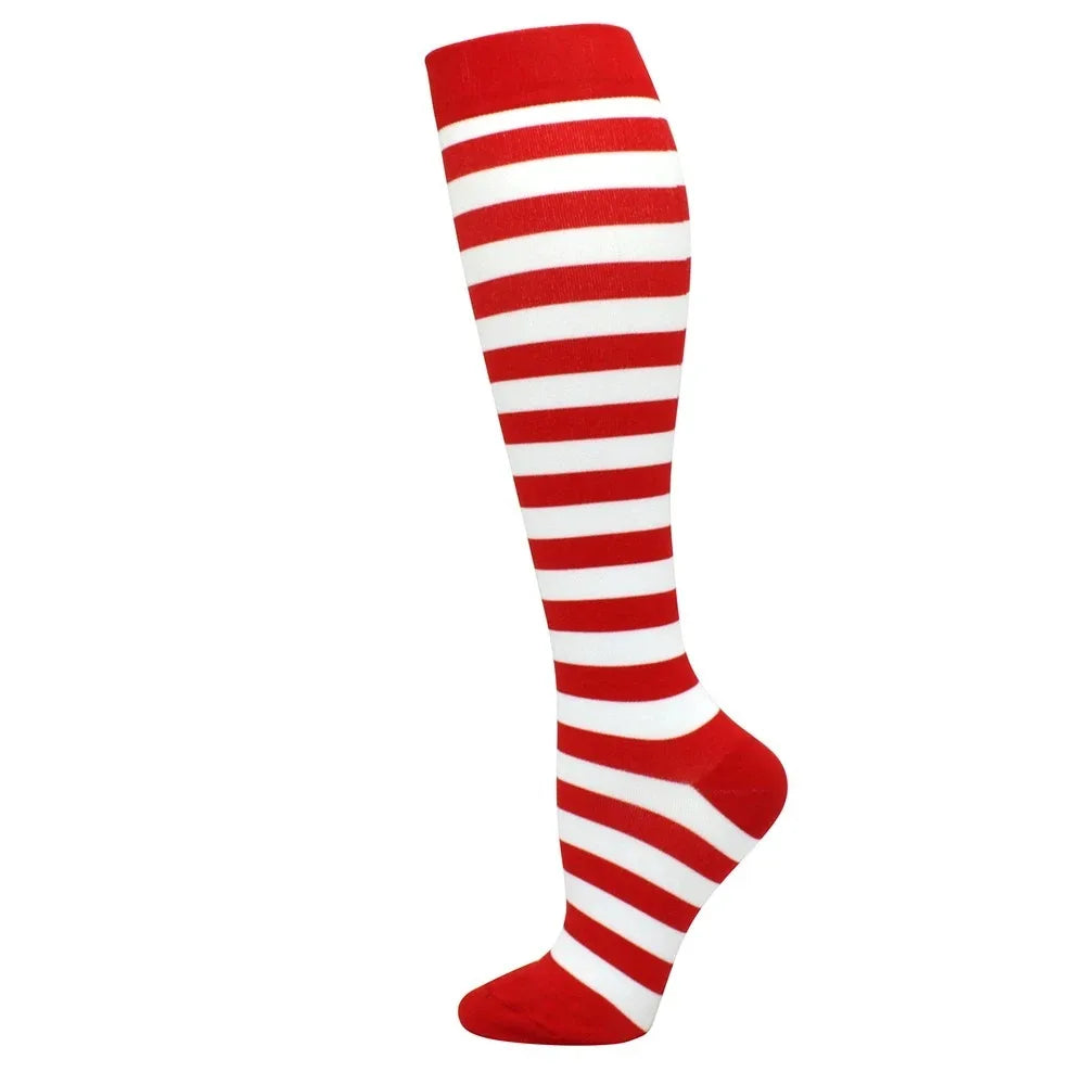 1 paire de Chaussettes de Compression pour Hommes et femmes  – Running, Basket, Cyclisme & Prévention Médicale