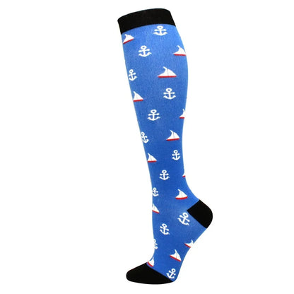 1 paire de Chaussettes de Compression pour Hommes et femmes  – Running, Basket, Cyclisme & Prévention Médicale