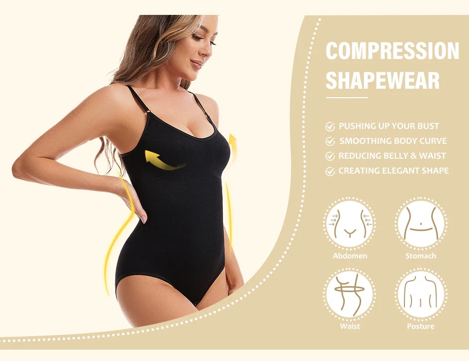 ✨ Combinaison Gainante Femme – Body Shaper Sculptant et Invisible ✨