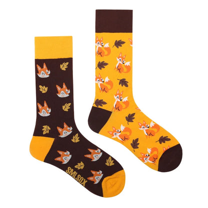 1 Pair Man Women Sock Original AB Tide Socks Colorful Cat Dog Koala Cow Cotton Socks Four Seasons Unisex Socks for Birthday Gift