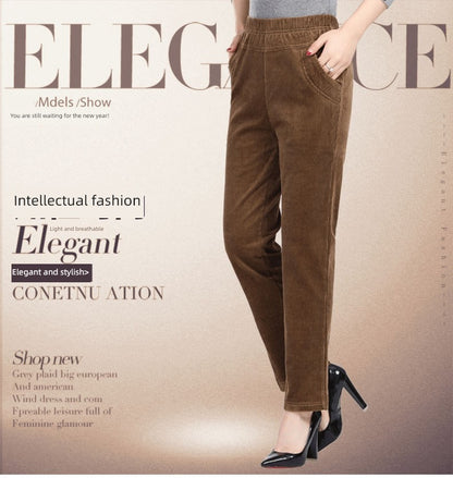 Leggings Épais Droit – Automne/Hiver 2025 /Autumn and Winter New Thick Loose Slim Looking Straight Leggings