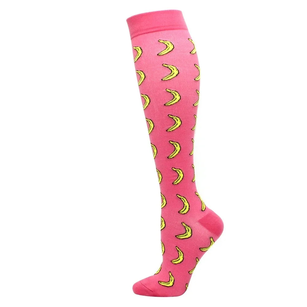 1 paire de Chaussettes de Compression pour Hommes et femmes  – Running, Basket, Cyclisme & Prévention Médicale