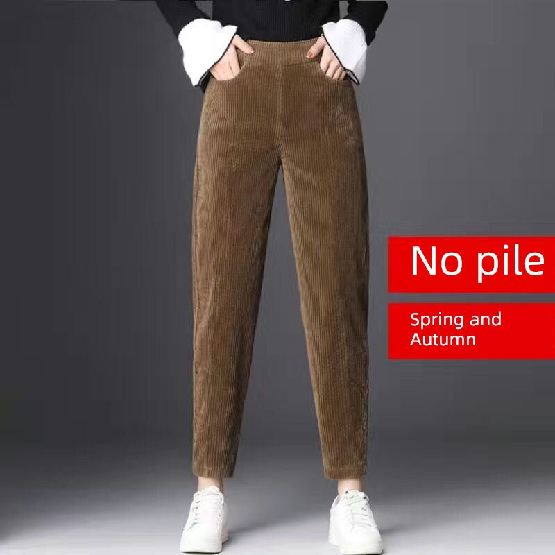Leggings Épais Droit – Automne/Hiver 2025 /Autumn and Winter New Thick Loose Slim Looking Straight Leggings