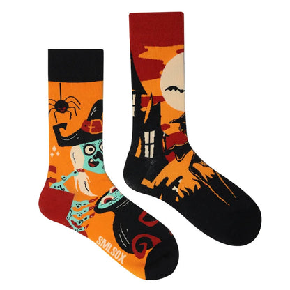 1 Pair Man Women Sock Original AB Tide Socks Colorful Cat Dog Koala Cow Cotton Socks Four Seasons Unisex Socks for Birthday Gift