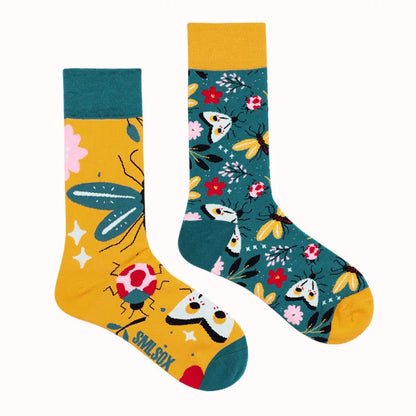 1 Pair Man Women Sock Original AB Tide Socks Colorful Cat Dog Koala Cow Cotton Socks Four Seasons Unisex Socks for Birthday Gift