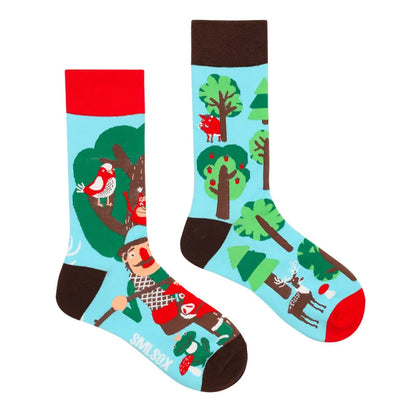 1 Pair Man Women Sock Original AB Tide Socks Colorful Cat Dog Koala Cow Cotton Socks Four Seasons Unisex Socks for Birthday Gift