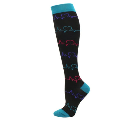 1 paire de Chaussettes de Compression pour Hommes et femmes  – Running, Basket, Cyclisme & Prévention Médicale
