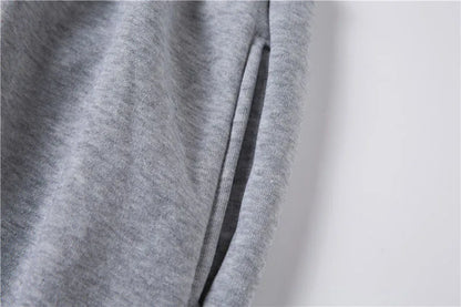 Autumn Men Digital Printing Tracksuit 2 Pieces Sets Hooded Sweatshirt +Drawstring Pants Male Hoodies Running Sportswear Men