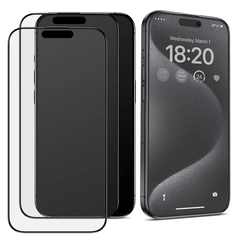 Matte Oleophobic Coating Dust free Installation Screen Protector For iPhone 13 11 12 14 17 Pro Max 15 16 Plus XR X Frosted Glass