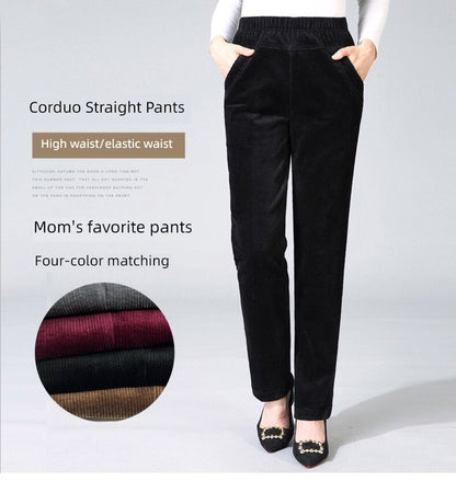 Leggings Épais Droit – Automne/Hiver 2025 /Autumn and Winter New Thick Loose Slim Looking Straight Leggings