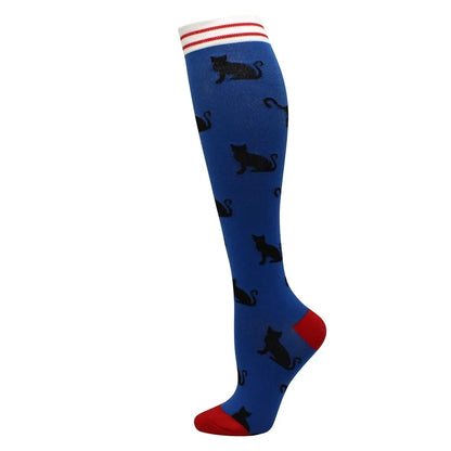 1 paire de Chaussettes de Compression pour Hommes et femmes  – Running, Basket, Cyclisme & Prévention Médicale