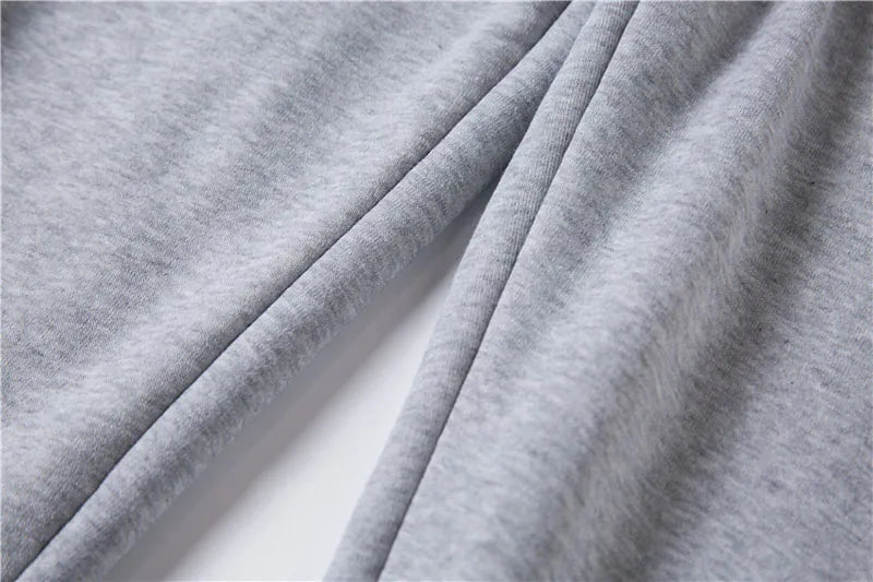 Survêtement Homme Automne 2 Pièces – Sweat à Capuche Imprimé + Pantalon à Cordon – Ensemble Sportswear & Running